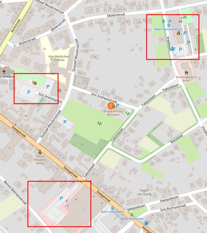 Map of OD Balen location